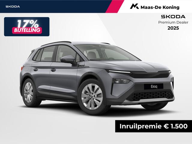 Skoda Elroq Selection Elektromotor 125 kW / 170 PK SUV Elektri | Trekhaak wegklapbaar | 1500,- inruilvoordeel!!