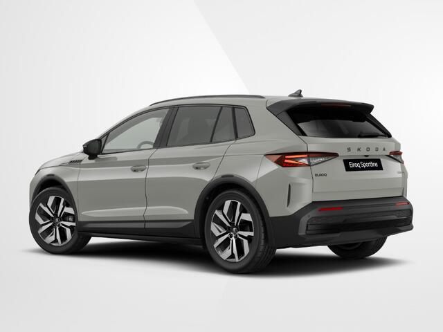 Skoda Elroq Sportline Elektromotor 150 kW/204 PK SUV | Steel Grey | 20 inch Vega Velgen | Private lease v.a. ¤481,- p/m | ¤1500,- inruilpremie