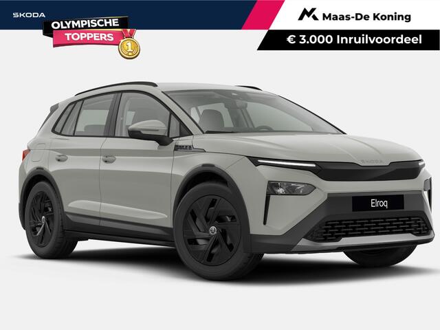 Skoda Elroq Limited 50 Elektromotor 125 kW / 170 PK SUV Elektr isch | Steel Grey | Trekhaak wegklapbaar | 3000,- inruilbonus