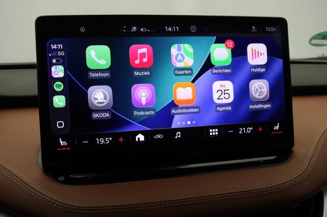 Skoda Enyaq IV 60 - Panorama, Carplay, Stoelverwaming, Leer, Cruise, SOH 91%