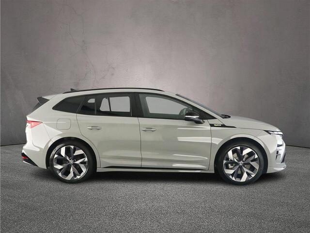 Skoda Enyaq iV 85X RS 340pk Automaat Adaptive cruise control, CANTON audio, Head up display, LED matrix koplampen, Elektrische achterklep, 360 camera, Achteruitrijcamera