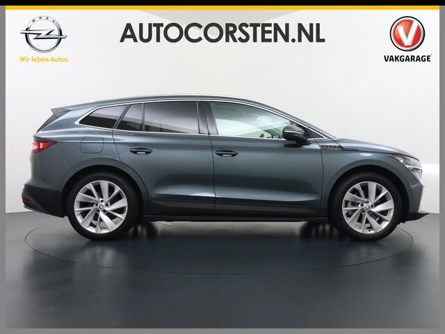 Skoda Enyaq iV 80 SOH 94% Warmtepomp Trekhaak Panoramadak Adaptieve Cruise Control Camera Apple Carplay Android Auto Navi Ecc Pdc Stuur+Stoelverwarming Lmv 20" Mirrorlink DAB Led Matrix Elek.Achterklep Ecc-Achter Zeer complete Enyaq!