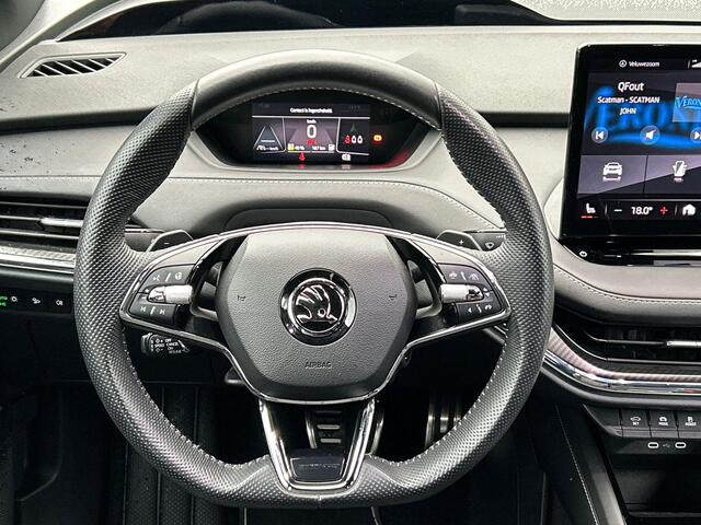 Skoda Enyaq iV 80 Sportline HUD Display | Stoel & Stuurverwarming | Camera | Parkeersensoren V+A | Crystal Grille | Navigatie | Canton Audio | Carplay of Android Auto