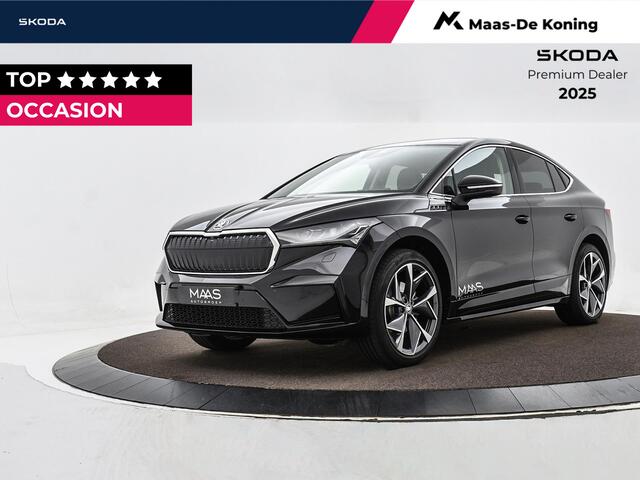 Skoda Enyaq iV Coupé 60 180pk Business Edition Plus · Apple/Android Car Play · Camera · Panoramadak · Dodehoek Detectie · Elek. Bestuudersstoel · Elek. Achterklep · 21'' Inch ·