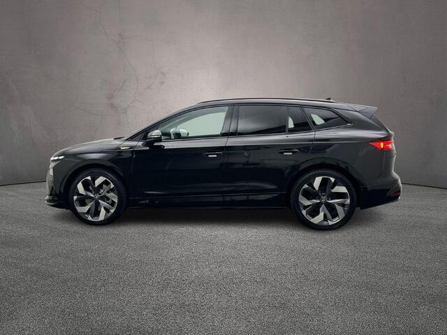 Skoda Enyaq iV 85X RS 340pk Automaat Trekhaak, Navigatie, Adaptive cruise control, LED matrix koplampen, Achteruitrijcamera, Stuurwiel verwarmd, Stoelverwarming