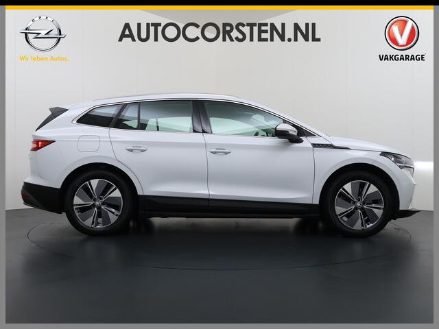 Skoda Enyaq iV 80 Leder Elek.Stoel+Memory Adap.Cruise Head-Up Display Assistentie Pakket Camera Navi Ecc Stuurverwarming Pdc SOH 88% Matrix-Led Lmv Apple Carplay Android Auto Keyless Rijstrooksensor Dodehoek detectie File Zeer compleet!