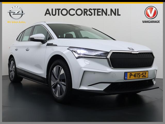 Skoda Enyaq iV 80 Leder Elek.Stoel+Memory Adap.Cruise Head-Up Display Assistentie Pakket Camera Navi Ecc Stuurverwarming Pdc SOH 88% Matrix-Led Lmv Apple Carplay Android Auto Keyless Rijstrooksensor Dodehoek detectie File Zeer compleet!