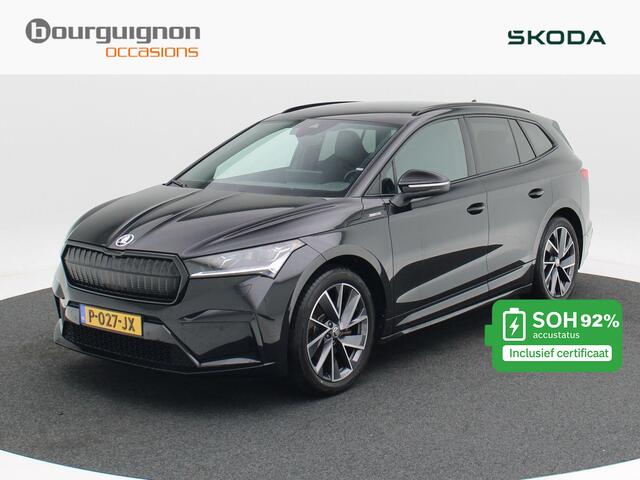 Skoda Enyaq iV 60 180 Pk Sportline | Camera | Stoel/stuur Verwarming | Navigatie | CarPlay | Full LED | 20 Inch | 137.008 Km !!