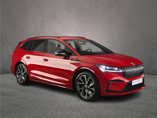 Skoda Enyaq iV 60 180pk Automaat Trekhaak, Warmtepomp, Adaptive cruise control, Navigatie, 360 camera, Achteruitrijcamera, Elektrische achterklep, LED matrix koplampen