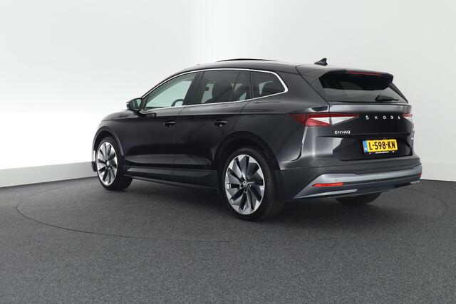 Skoda Enyaq iV 80 204pk Comfort Warmtepomp Leder Panoramadak Keyless Matrix-LED Stoelverwarming