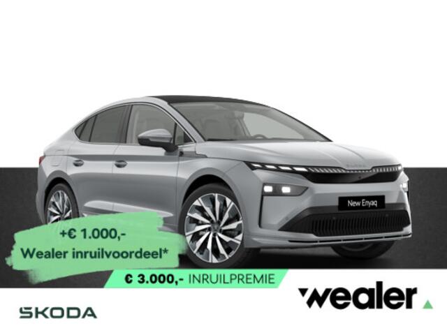 Skoda Enyaq iV Coupé 85 Business Edition 286 PK | Trekhaak | Lounge interieur | 21"lichtmetalen velgen |