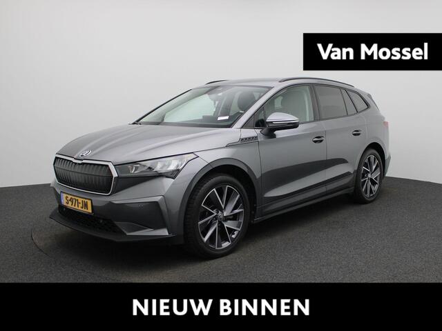 Skoda Enyaq iV 60 | Climate Control / ECC | Licht metalen velgen 20inch | Cruise control Standaard | Connectiviteit af fabriek | Navigatie | Half lederen bekleding | LED koplampen | Park Distance Control voor en achter | Achteruitrijcamera | Dakrailing |
