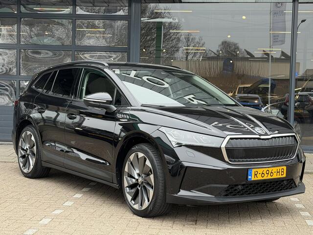 Skoda Enyaq iV 60 SFEER VERLICHTING | VIRTUAL DISPLAY | CAMERA | LED LAMPEN | ADAPTIEVE CRUISE | DODEHOEK DETECTIE | LEDER | KEYLESS | VERWARMDE STOELEN/STUUR | CANTON SOUND SYSTEM NAVIGATIE |
