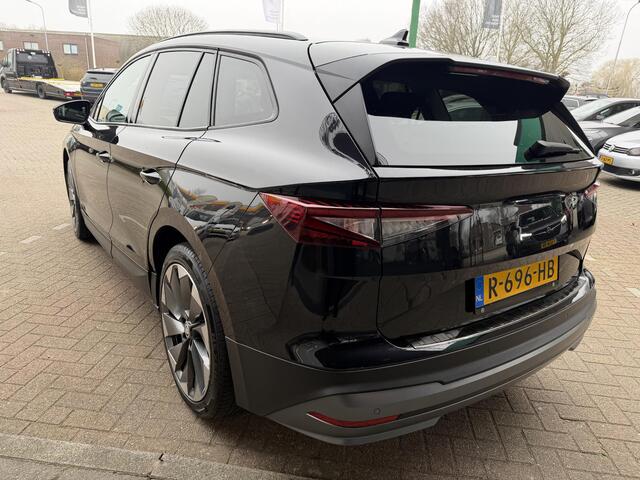 Skoda Enyaq iV 60 SFEER VERLICHTING | VIRTUAL DISPLAY | CAMERA | LED LAMPEN | ADAPTIEVE CRUISE | DODEHOEK DETECTIE | LEDER | KEYLESS | VERWARMDE STOELEN/STUUR | CANTON SOUND SYSTEM NAVIGATIE |