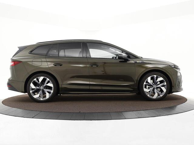 Skoda Enyaq iV 85X RS 4X4 | 340PK | Business Upgrade Advanced| Head Up display | Lodge Suite Leder | 21 Inch Vision | Trekhaak!