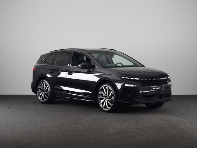 Skoda Enyaq iV 85 Sportline 286 pk | Panoramadak | Business Upgrade Pakket - ADVANCED | Trekhaak | 21 inch lichtmetalen velgen