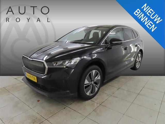 Skoda Enyaq iV 60 SFEER VERLICHTING | VIRTUAL DISPLAY | CAMERA | LED LAMPEN | ADAPTIEVE CRUISE | DODEHOEK DETECTIE | LEDER | KEYLESS | VERWARMDE STOELEN/STUUR | NAVIGATIE | AFNEEMBAAR TREKHAAK |