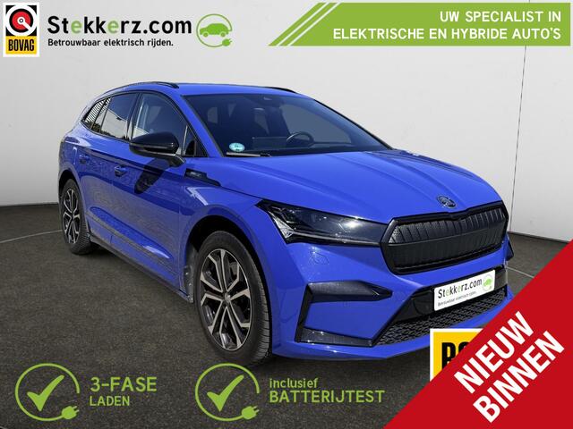Skoda Enyaq iV 80 Sportline | All-in prijs incl. 12 mnd BOVAG | SOH 95% | Zeer complete uitrusting