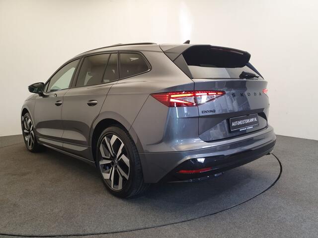 Skoda Enyaq iV 85 Sportline 82 kWh 286pk Wegklapbare trekhaak, Panoramadak, Warmtepomp
