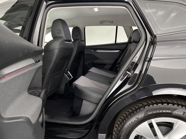 Skoda Enyaq iV 60 [ 3-Fase ] (INCL-BTW) *LEATHER-FABRIC | FULL-LED | DIGI-COCKPIT | CAMERA | KEYLESS | NAVI-FULLMAP | AMBIENT-LIGHT | ECC | HEATED-COMFORTSEATS | PRIVACY-GLASS | DAB+ | PDC | CRUISE | 19"ALU*