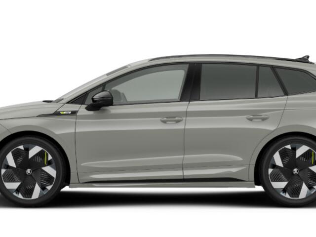 Skoda Enyaq iV RS Elektromotor 250 kW / 340 PK SUV Elektrische 21'' vision velgen | Panoramisch schuif/kanteldak | 3.000,- inruilbonus!!