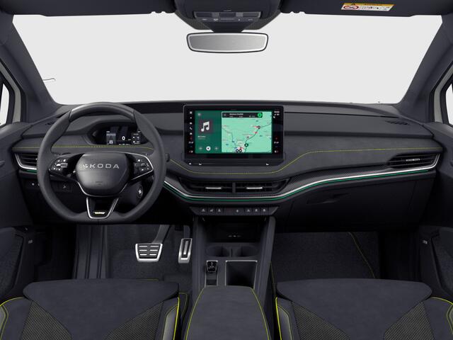 Skoda Enyaq iV RS Elektromotor 250 kW / 340 PK SUV Elektrische 21'' vision velgen | Panoramisch schuif/kanteldak | 3.000,- inruilbonus!!