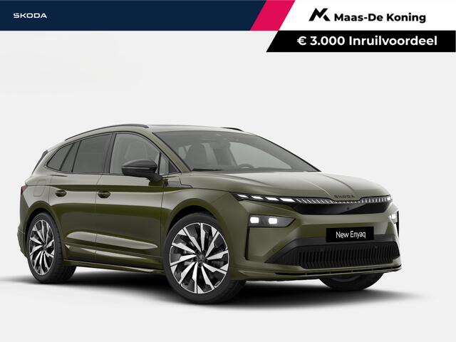 Skoda Enyaq iV Sportline Elektromotor 210 kW / 286 PK SUV 21'' velgen | Trekhaak wegklapbaar | panoramisch dak