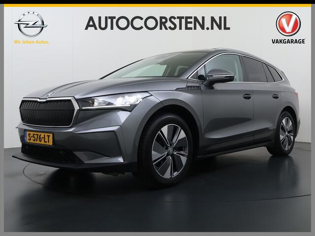 Skoda Enyaq iV 60 Panoramadak Trekhaak Navi Ecc Camera Apple Carplay Android Auto Cruise Control SOH 89,6% Elek.Achterklep Stuurverwarming Bluetooth Led Keyless advanced 1.000KG Trekgewicht 1e Eigenaar Origineel Nederlandse Auto