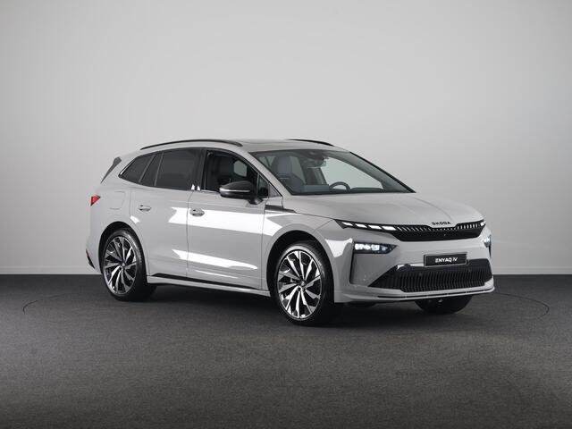 Skoda Enyaq iV 85 Sportline 286 pk | Panoramadak | 21 inch | Head up | Lightband | Blind spot | Adaptive Cruise | Panoramadak