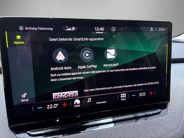 Skoda Enyaq iV Coupé 80 204pk · SOH 96,5% · Panoramadak · Camera · Apple/Android Car Play · Cruise Control · 20"Velgen · Sfeerverlichting ·