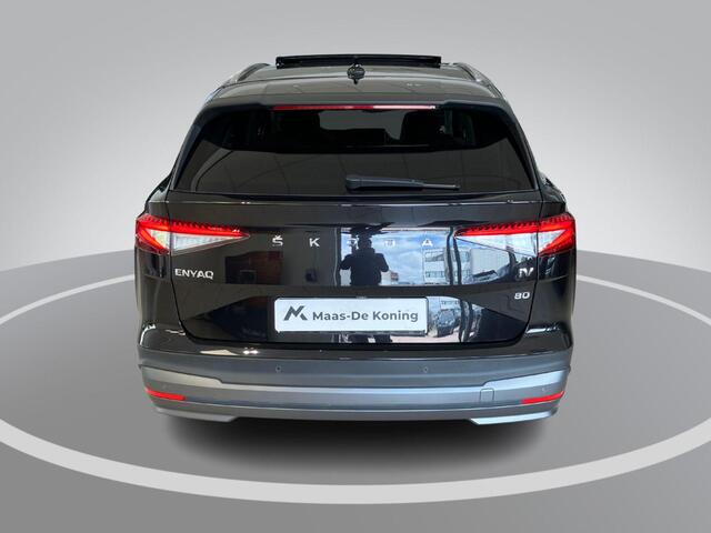Skoda Enyaq iV 80 204pk First Edition · Panoramadak · Leder · 360°Camera + Parkeersensoren · Stoelverwarming