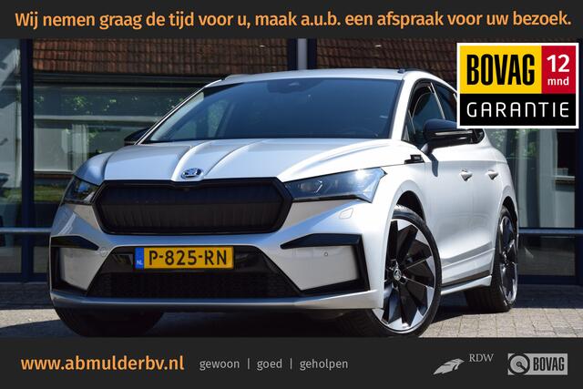 Skoda Enyaq iV 80 Sportline | Org. NL | BOVAG Garantie | Adaptive Cruise Control | 21'' Velgen | Matrix Koplampen | Apple Carplay/Android Auto | Stoel&Stuurverwarming | Achteruitrijcamera |