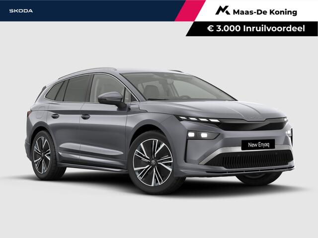 Skoda Enyaq iV Business Edition 85 | 20" inch velgen Neptune | Achterbumper en dorpels in carosseriekleur | Elektrisch wegklapbare trekhaak | ¤3000,- inruilpremie |