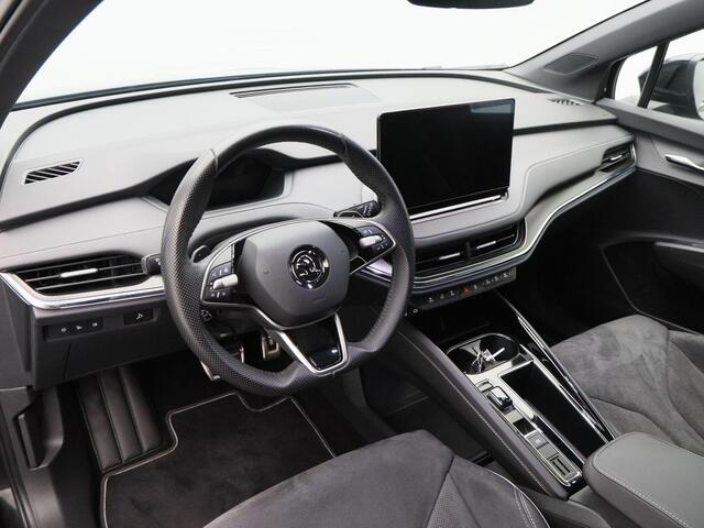 Skoda Enyaq iV 85 Sportline 286 Pk | Stoel/Stuur Verwarming | Trekhaak | Camera | Adaptive Cruise | CarPlay | Navigatie | Matrix Led | 20 Inch | 37.475 Km !!
