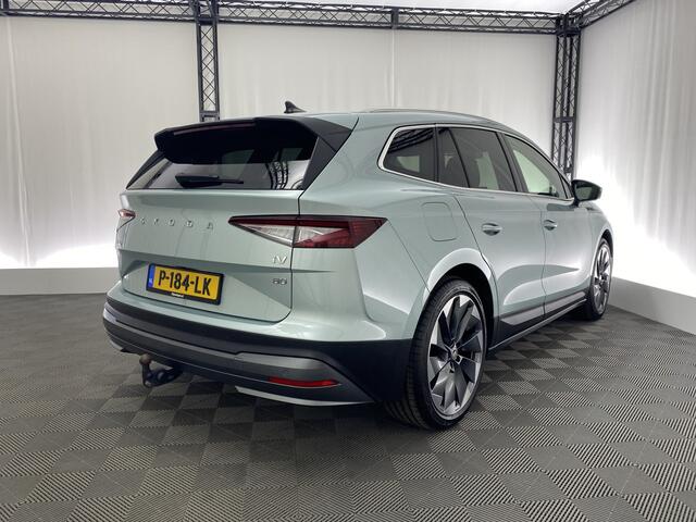 Skoda Enyaq iV 80 First Edition | Apple carplay | Navi | Trekhaak | Leer | LED | El. stoel links | El. achterklep | 21 inch