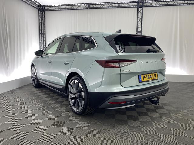Skoda Enyaq iV 80 First Edition | Apple carplay | Navi | Trekhaak | Leer | LED | El. stoel links | El. achterklep | 21 inch
