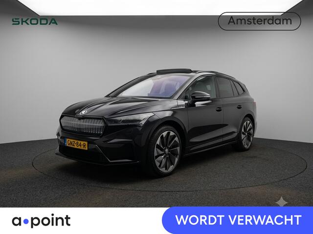 Skoda Enyaq iV 60 Sportline 180 pk | Navigatie | Panoramadak | Parkeersensoren | Achteruitrijcamera | Head-up display | Matrix LED koplampen | Autom. airco (3 zones) |