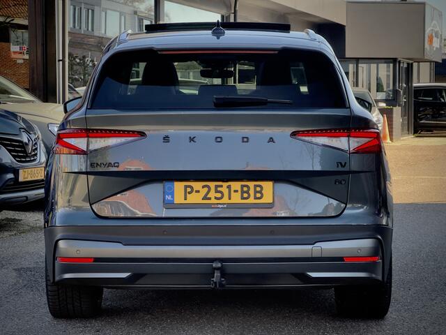 Skoda Enyaq iV 80. PANODAK VOL-LEDER NAVI CAMERA360 DIGI-DASH APPLE-CARPLAY LED 22 INCH-LMV PDC