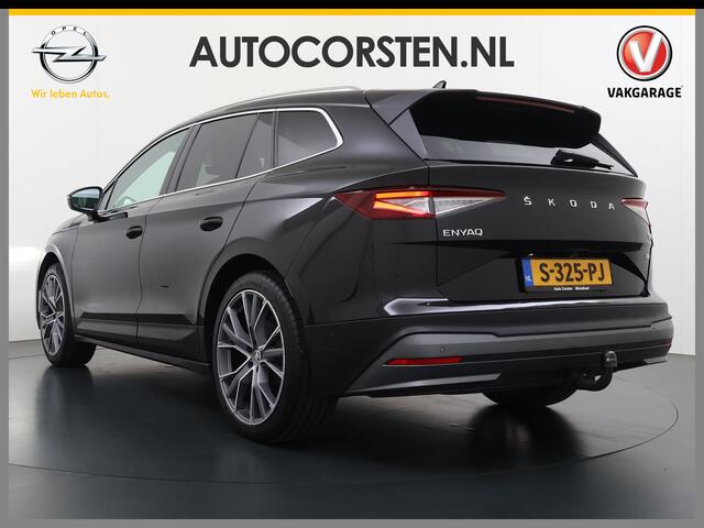 Skoda Enyaq iV 80 SOH 95% Trekhaak 3-Zone Ecc Stuur+Stoelverwarming Lmv 21" Camera Apple Carplay Android Auto Keyless advanced Pdc Led Privacy Glas P-Assist DAB Isofix Rijstrooksensor 1.000KG Trekgewicht 1e Eigenaar Origineel Nederlandse Auto
