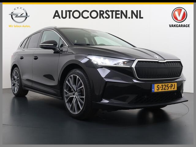Skoda Enyaq iV 80 SOH 95% Trekhaak 3-Zone Ecc Stuur+Stoelverwarming Lmv 21" Camera Apple Carplay Android Auto Keyless advanced Pdc Led Privacy Glas P-Assist DAB Isofix Rijstrooksensor 1.000KG Trekgewicht 1e Eigenaar Origineel Nederlandse Auto