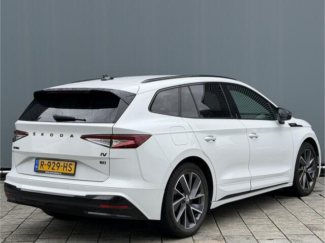 Skoda Enyaq iV BWJ 2022 | 60 Sportline SOH 91,72% | SPORTSTOELEN | LEER/ALCANTARA | CARPLAY | CAMERA A | CLIMA |