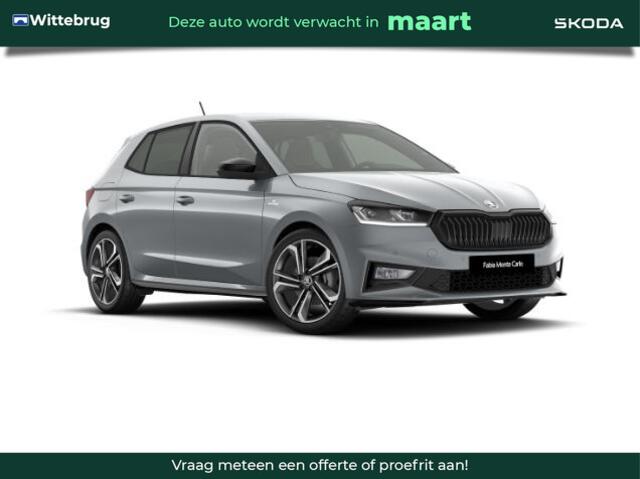Skoda FABIA 1.0 TSI Monte Carlo inruilpremie 2.000,- / 18" lichtmetalen velgen Libra / Licht en Zicht Plus / Travel Assist / Verwarmbare stoelen voor / Inruilpremie 2.000 euro