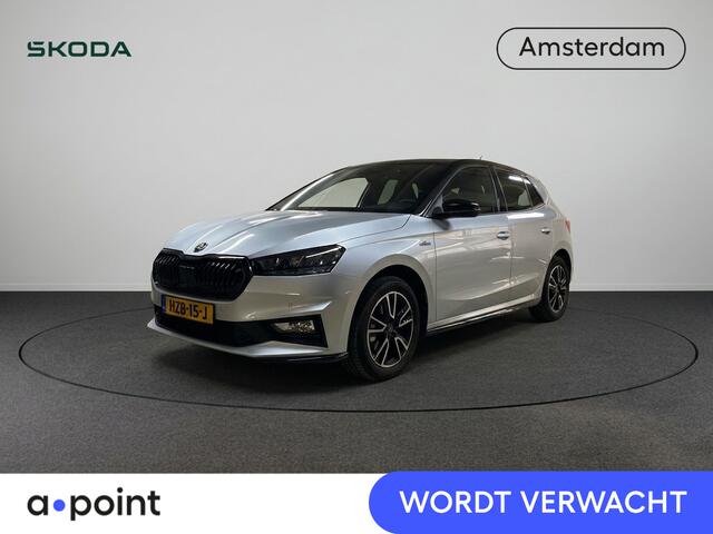 Skoda FABIA 1.0 TSI Monte Carlo 115 pk Automaat (DSG) | Verlengde garantie | Navigatie via App | Parkeersensoren | Achteruitrijcamera | Adaptieve cruise control | Stoelverwarming |