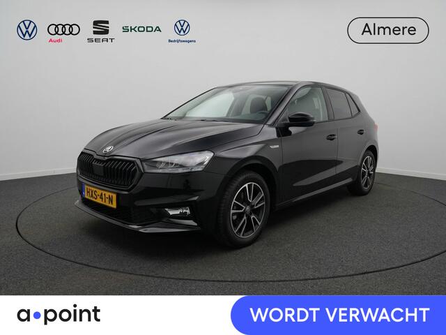 Skoda FABIA 1.0 TSI Monte Carlo 115 pk Automaat | Verlengde garantie | Navigatie via App | Parkeersensoren | Achteruitrijcamera | Adaptieve cruise control | Stoelverwarming |
