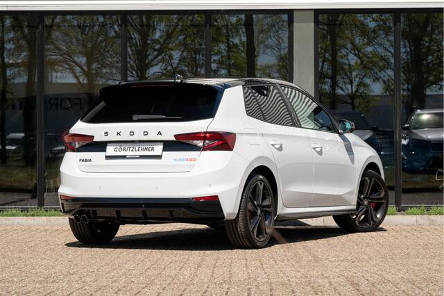 Skoda FABIA 130 Jaar Editie | 1.5 TSI 130kW / 180pk | DSG | 18 inch | Full LED | Camera | ACC | Side Assist | Stoel- Stuurverw.