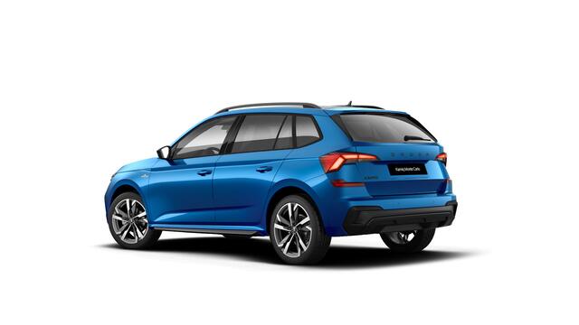 Skoda Kamiq 1.0 TSI Greentech 115 DSG-7 Monte Carlo Automaat | Verwarmbare stoelen voor | Virtual Cockpit (digitaal instrumentenpaneel) met 10,2 inch kleurenscherm | Achteruitrijcamera