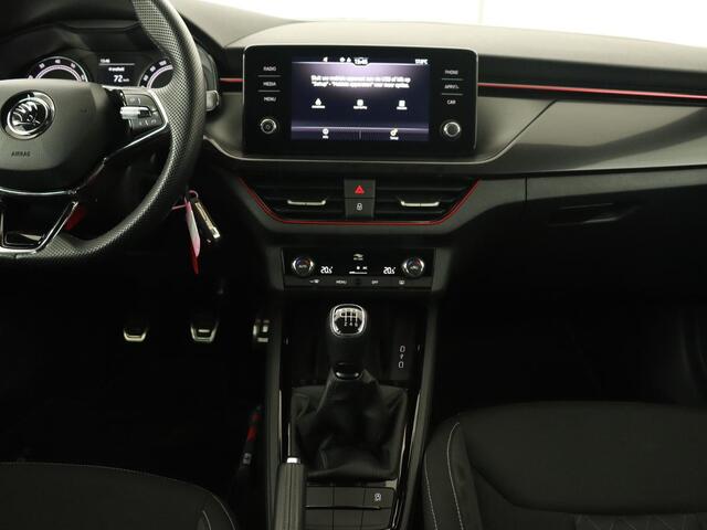 Skoda Kamiq 1.0 TSI Sport | Carplay | Climate control | Parkeerhulp | Cruise control | Full LED | DAB | Sportstoelen | Bluetooth | Sportstuur