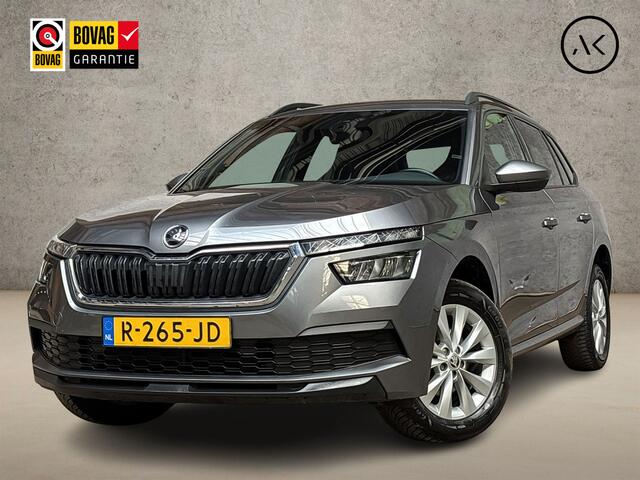 Skoda Kamiq 1.0 TSI Sportline Automaat (RS KUIPSTOELEN, VIRTUAL COCKPIT, APPLE CARPLAY, GROOT NAVI, STOELVERWARMING, ADAPTIVE CRUISE, GETINT GLAS, ZWART HEMEL, NIEUWSTAAT)