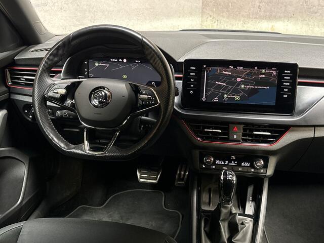 Skoda Kamiq 1.0 TSI Sportline Automaat (RS KUIPSTOELEN, VIRTUAL COCKPIT, APPLE CARPLAY, GROOT NAVI, STOELVERWARMING, ADAPTIVE CRUISE, GETINT GLAS, ZWART HEMEL, NIEUWSTAAT)