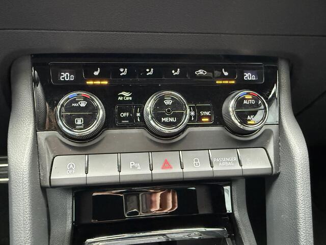 Skoda Karoq 1.5 TSi 150 Pk Automaat Sportline Business | Adaptive Cruise | Climate Control | Keyless | Stoelverwarming | Canton | Trekhaak | Navigatie | Camera | Carplay | LED | 123.026 Km!!